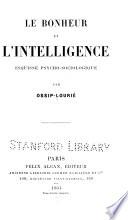 Le bonheur et l'intelligence