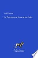 Le Bruissement Des Matins Clairs