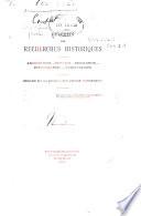 Le Bulletin des recherches historiques