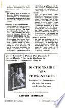 Le Bulletin du livre