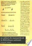 Le cabinet des manuscrits de la Bibliothèque impériale