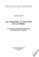 Le cadastre, le pouvoir et la terre