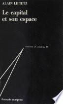 Le Capital et son espace