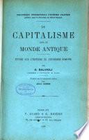 Le capitalisme dans le monde antique