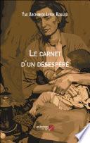 Le carnet d'un désespéré