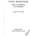 Le cas Otto Weininger
