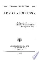 Le cas Simenon.