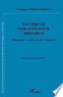 Le cercle des concepts disparus