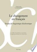 Le changement en français