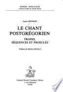 Le chant postgrégorien