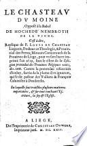 Le chasteau du moine, opposé à la Babel de Hochedé Nembroth de la Vigne