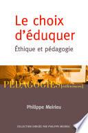 Le choix d'éduquer