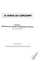 Le choix du conjoint