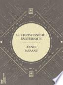 Le Christianisme Ésotérique