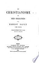 Le christianisme et ses origines: L'hellénisme