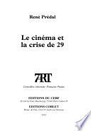 Le cinéma et la crise de 29