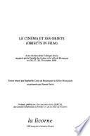 Le cinéma et ses objets