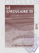 Le Circulaire 33 - Du nord au midi de l'Espagne