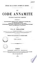 Le code annamite