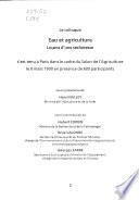 Le Colloque eau et agriculture