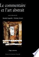 Le commentaire et l'art abstrait