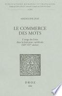 Le commerce des mots