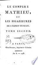 Le compère Matthieu ou les bigarrures de l'esprit humain