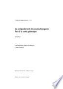 Le comportement des jeunes Européens face à la santé génésique