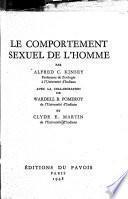 Le comportement sexuel de l'homme