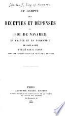 Le compte des recettes et dépenses du roi de Navarre