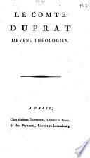 Le comte Duprat devenu théologien