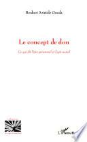 Le concept de don