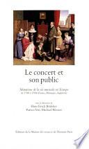 Le concert et son public