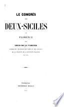 Le congrés des Duex-Siciles a Florence