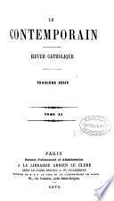 LE CONTEMPORAIN REVUE CATHOLIQUE