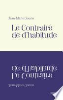Le Contraire de d'habitude