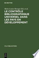 Le contrôle bibliographique universel dans les pays en développement