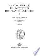 Le contrôle de l'alimentation des plantes cultivées