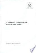 Le contrôle et l'audit de l'action des collectivités locales
