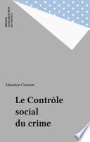 Le Contrôle social du crime