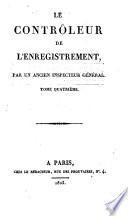Le contrôleur de l'enregistrement