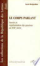 Le corps parlant