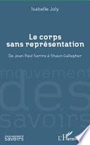 Le corps sans représentation