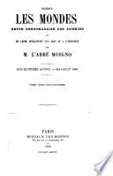 Le Cosmos; revue des sciences et de leurs applications