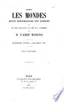 Le Cosmos; revue des sciences et de leurs applications