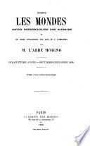 Le Cosmos; revue des sciences et de leurs applications