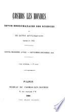 Le Cosmos; revue des sciences et de leurs applications