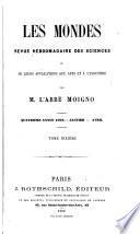 Le Cosmos; revue des sciences et de leurs applications