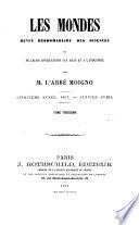 Le Cosmos; revue des sciences et de leurs applications