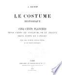 Le costume historique